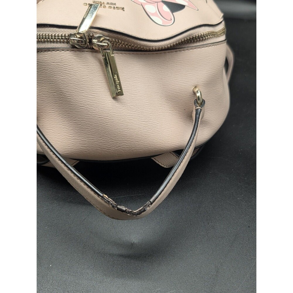 Kate Spade x Disney Minnie Mouse Medium Black and Pink Backpack - Picture 10 of 16